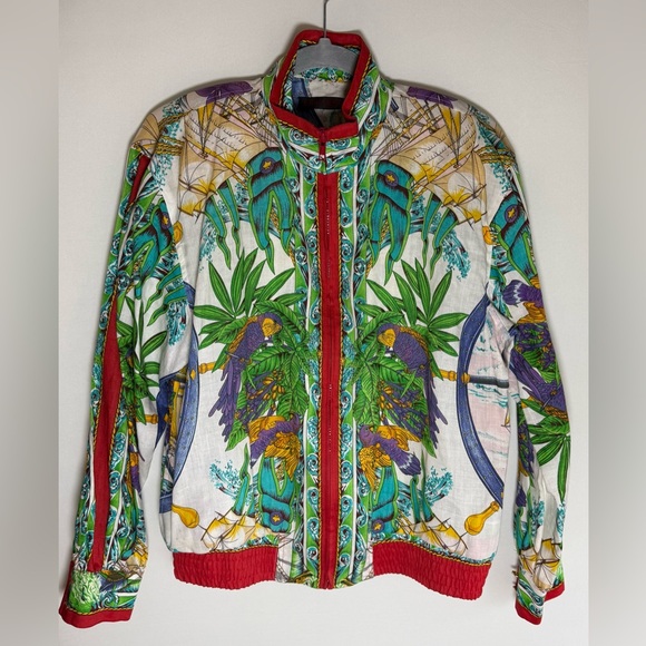 Jerri Sherman Jackets & Blazers - Vintage Jerri Sherman 100% Linen Nautical jacket • Women’s size 6